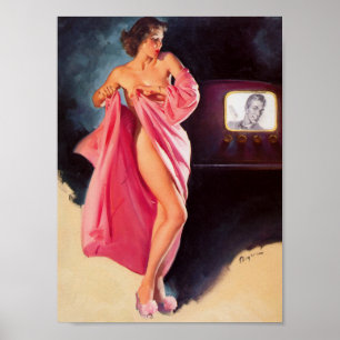 Poster Pino do apresentador para cima