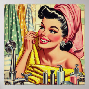 Poster Pino do Bath Vintage