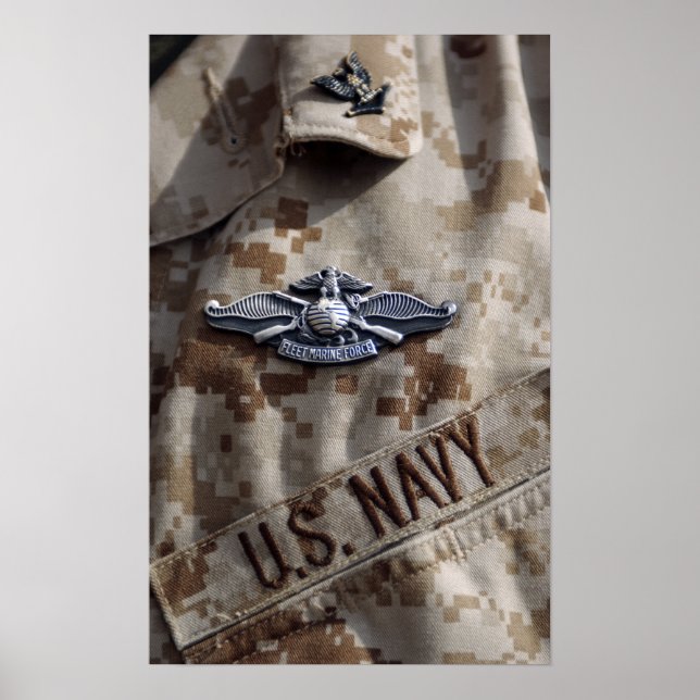 Pôster Pino do dispositivo de guerra da força marinha da  (Frente)