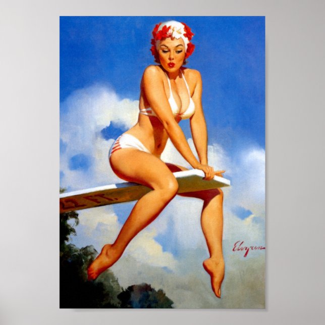 Pôster Pino do driver para cima (Frente)