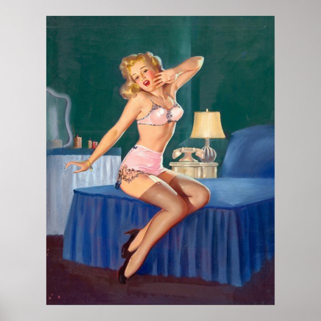 Pôster Pino Sonolento para Cima (Frente)