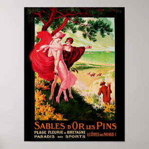 Poster Pinos de Les do d'Or dos Sables