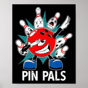 Poster Pinos Para Bolsas Engraçadas Boliches 1