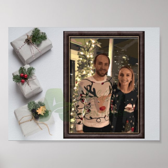 Poster Pinta personalizada por números da foto (Frente)