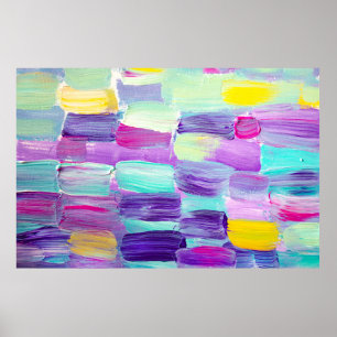 Poster Pintado com abstrato criativo, wallpap