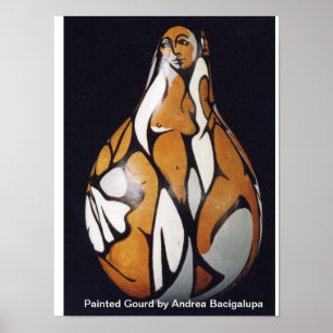 Poster pintado da cabaça