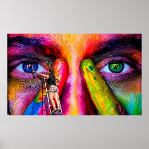 Poster Pintando pelos olhos de um fotógrafo
