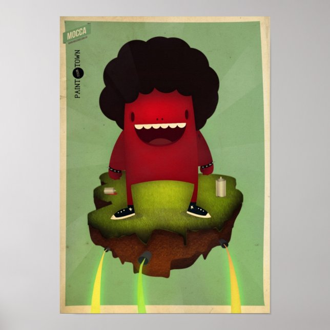 Pôster Pinte a sua cidade (Frente)