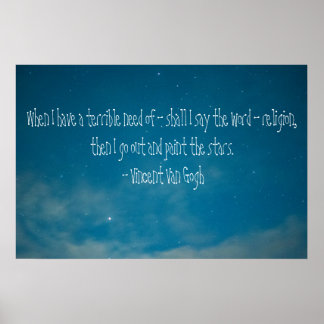 Pôster Pinte as estrelas