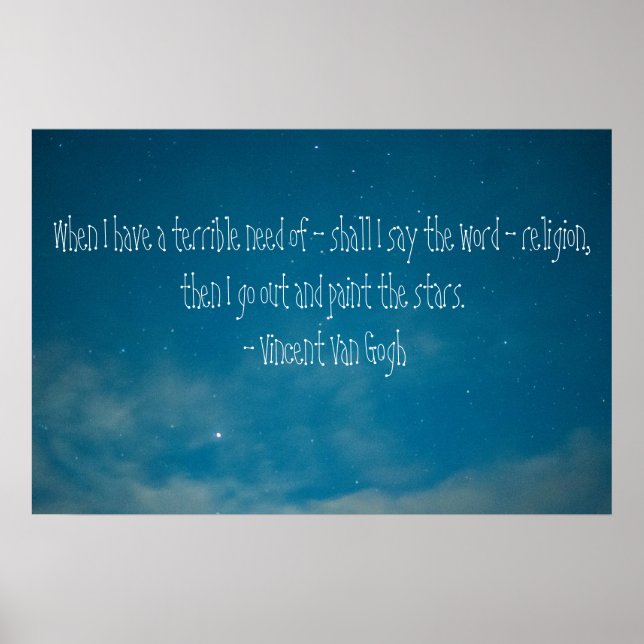 Pôster Pinte as estrelas (Frente)