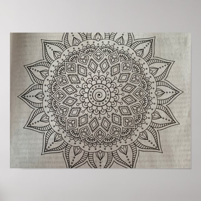 Poster Pinte um talismã de sabedoria. (Frente)