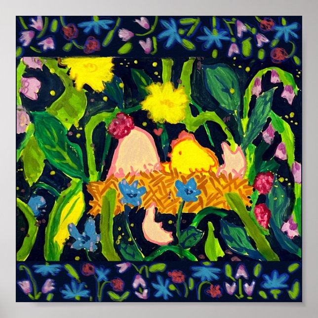 poster pintinho (Frente)