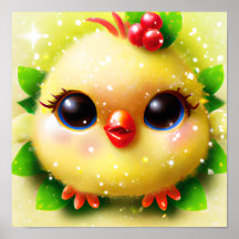 Pintinho Amarelo Kawaii Cute