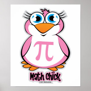 Poster Pintinho de matemática
