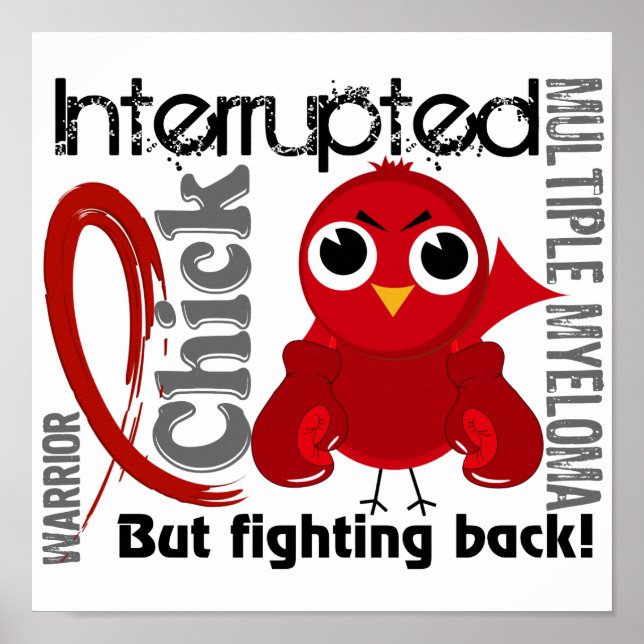 Poster Pintinho Interrompido 3 Mieloma Múltiplo (Frente)