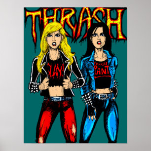 Pôster Pintinhos do metal do Thrash