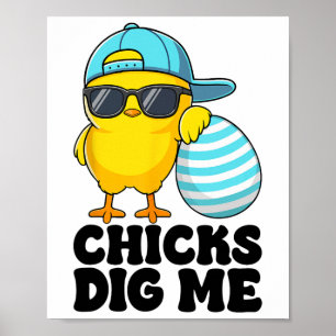 Poster Pintinhos me entendam Páscoa Toddler Boys Felz pas