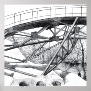 Poster Pinto da passadeira antiga