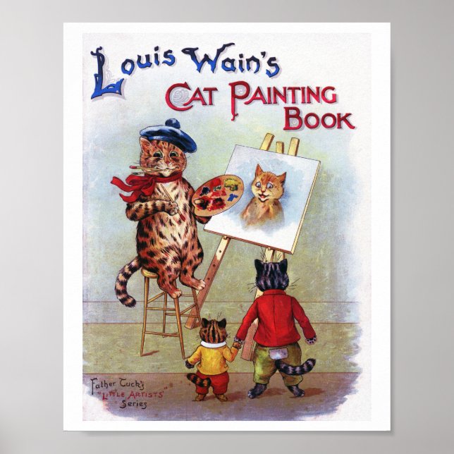Poster Pintor Cat, Louis Wain (Frente)