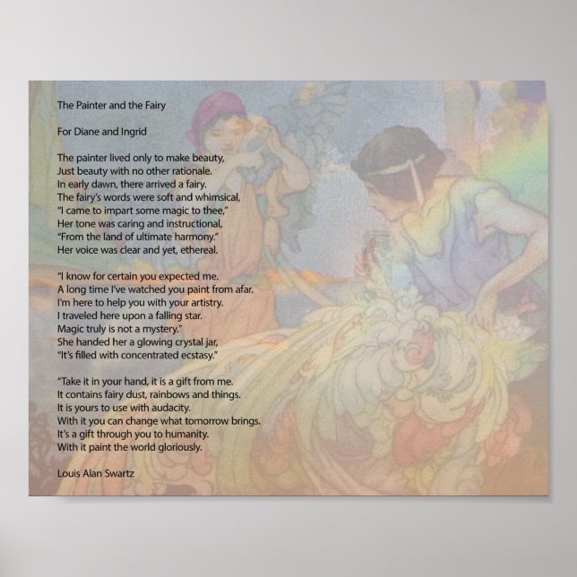 Poster Pintor e Fada (Frente)