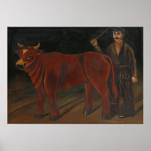Poster pintor georgiano Niko Pirosmani