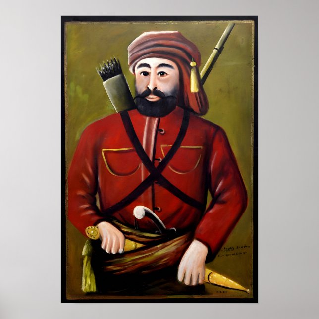 Poster pintor georgiano Niko Pirosmani (Frente)
