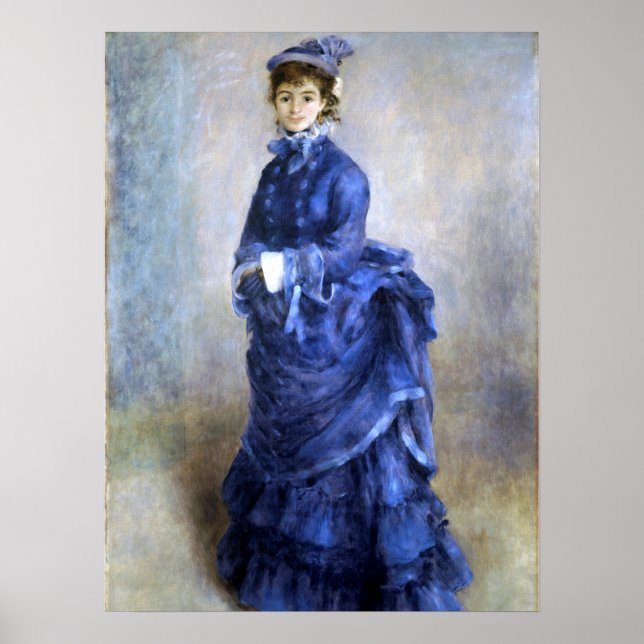 Poster Pintor impressionista de Lady Parisienne Renoir (Frente)