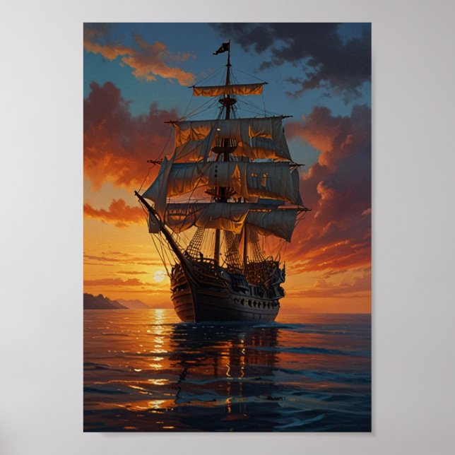 Poster Pintura a óleo (Frente)