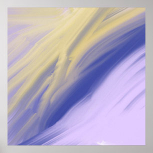 Poster pintura a óleo de abstrato