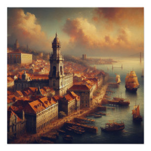 Pôster Pintura a óleo do Renascimento