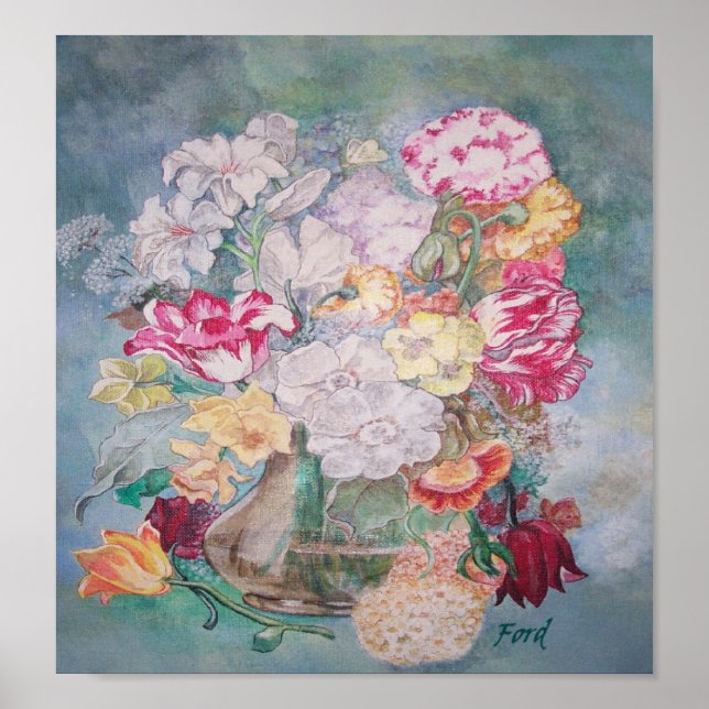 Pôster Pintura a óleo original (Frente)