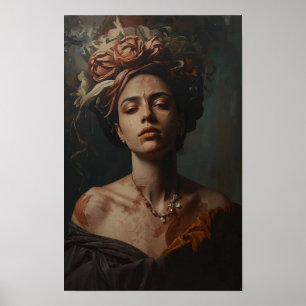 Poster Pintura a Óleo Surrealista e Temperamental/Sonho A