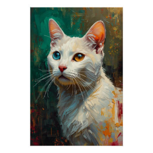Pôster Pintura a óleo vibrante em Retrato do Khao Manee
