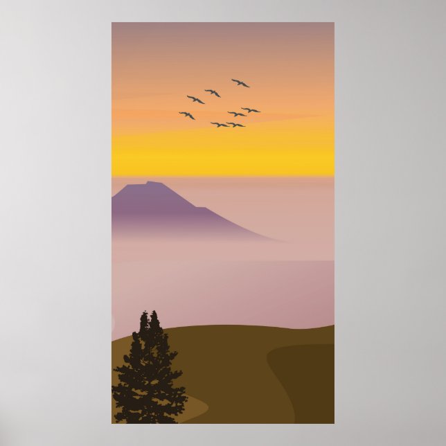 Poster Pintura abstrata (Frente)