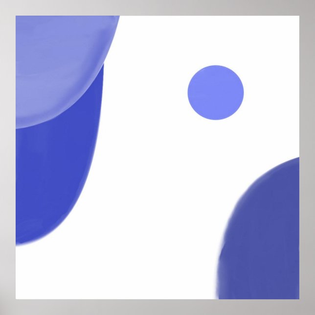 Poster pintura abstrato (Frente)