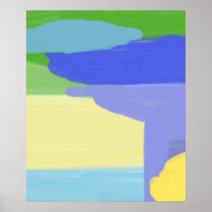 Poster pintura abstrato