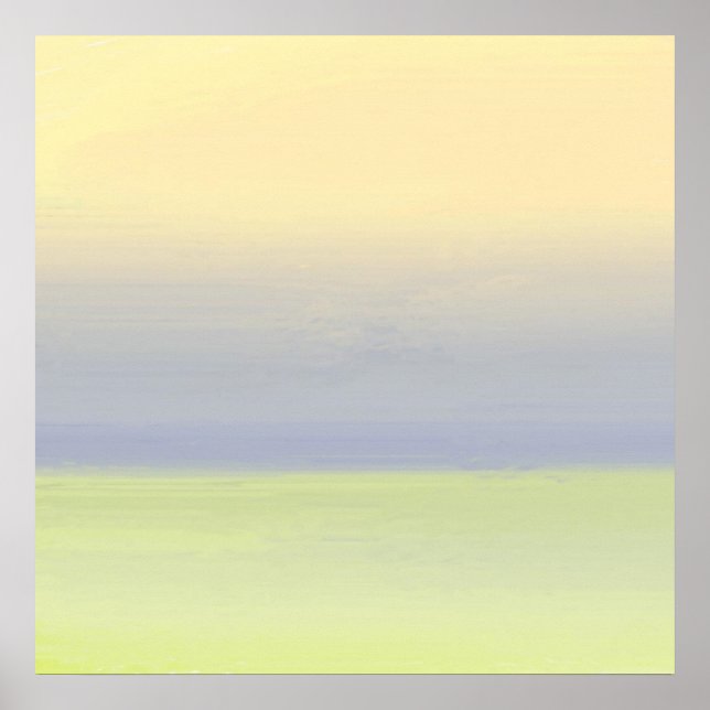 Poster pintura abstrato (Frente)