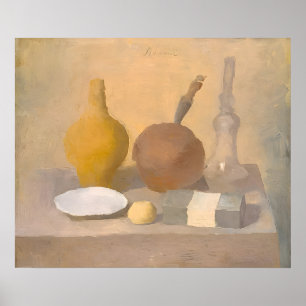 Poster pintura artística de Giorgio Morandi