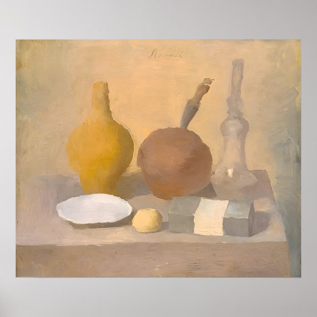 Poster pintura artística de Giorgio Morandi (Frente)