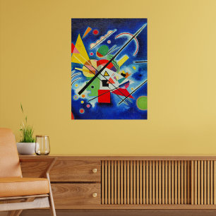 Poster Pintura azul de Wassily Kandinsky
