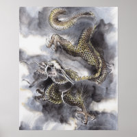 Pintura Chinesa Tradicional, Ano Do Dragão 4