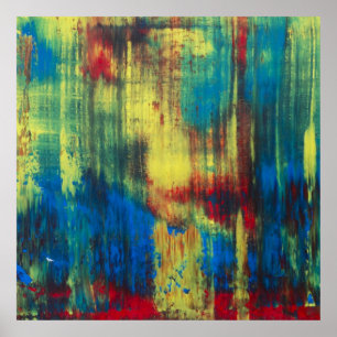 Pôster Pintura colorida abstrata 2