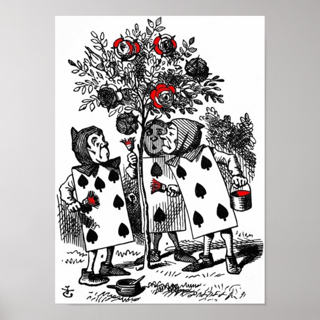 Pôster Pintura das Rosas (Frente)