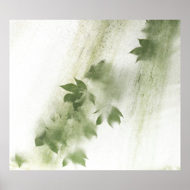 POSTER PINTURA DE ABSTRATO BRANCA E DE RODA (Frente)