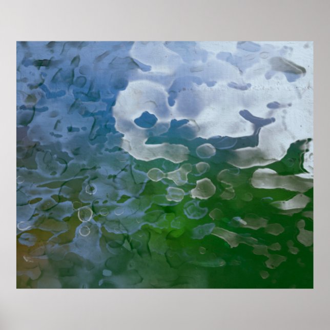 Poster pintura de abstrato em concreto. Ilustração 2d. Va (Frente)