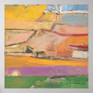 Poster Pintura de Abstrato moderna por Richard Diebenkorn