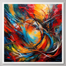 pintura de abstrato perdida na floresta olhando pa