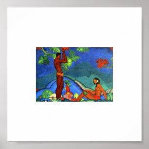 Poster Pintura de Arman Manookian por volta de 1920. Hava