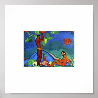 Poster Pintura de Arman Manookian por volta de 1920. Hava