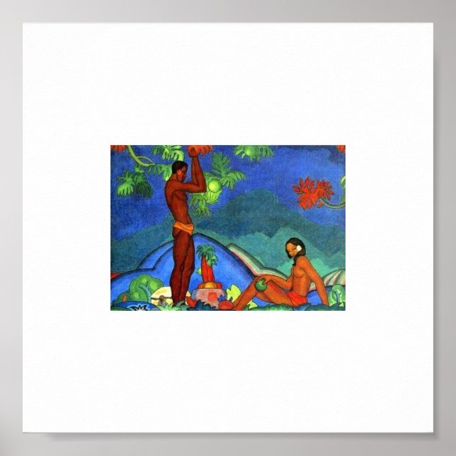 Poster Pintura de Arman Manookian por volta de 1920. Hava (Frente)